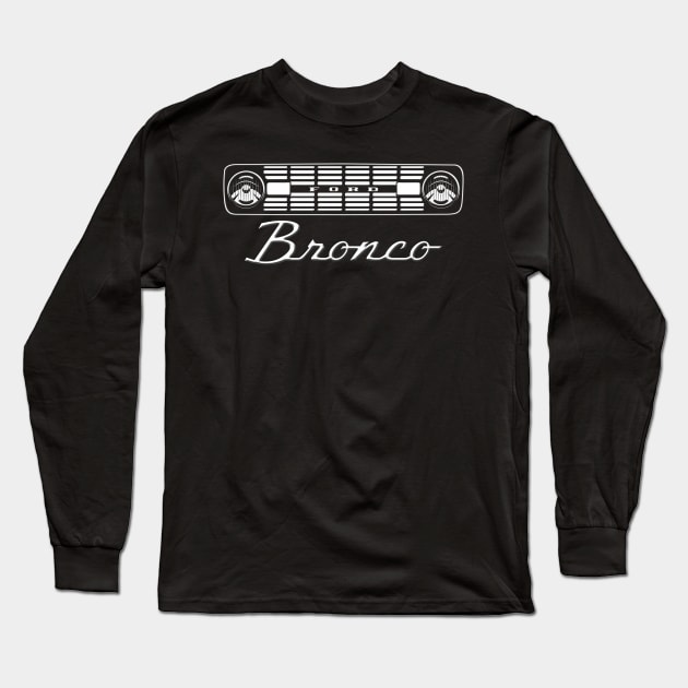 1966-1977 Bronco Grille Long Sleeve T-Shirt by The OBS Apparel